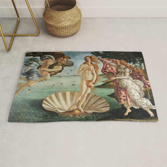The Birth Of Venus By Sandro Botticelli, 1445 Rug