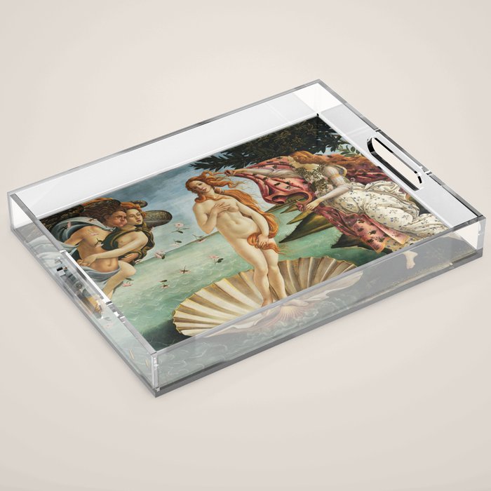 The Birth Of Venus By Sandro Botticelli, 1445 Acrylic Tray