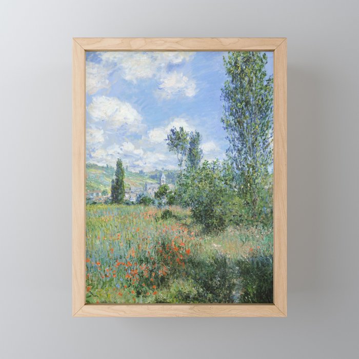 View Of Vetheuil By Claude Monet, 1880 Mini Art Print