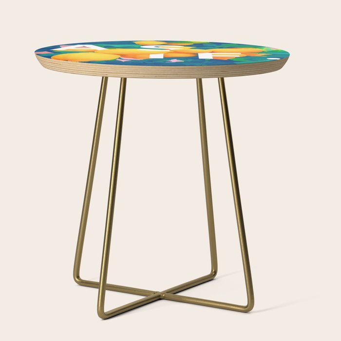 As If. | Typography Attitude Confidence Quote | Lemon Garden Botanical Vintage Quirky Lettering Side Table
