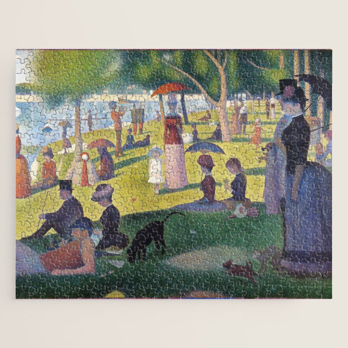 A Sunday On La Grande Jatte By Georges Seurat, 1884 Jigsaw Puzzle