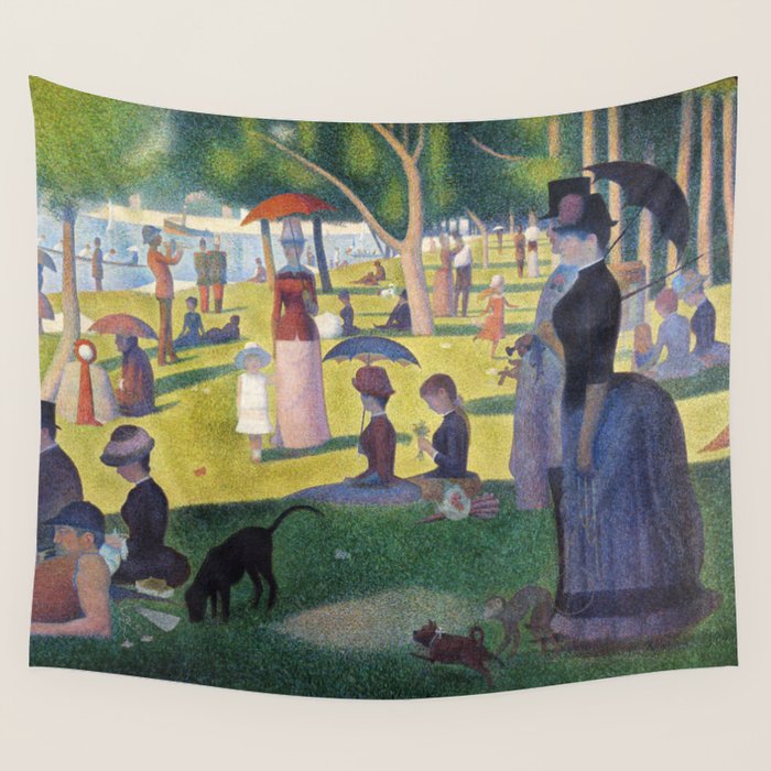 A Sunday On La Grande Jatte By Georges Seurat, 1884 Wall Tapestry
