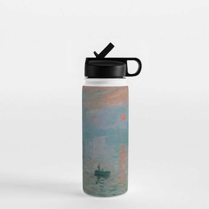 Monet - Impression, Sunrise, 1872 Water Bottle
