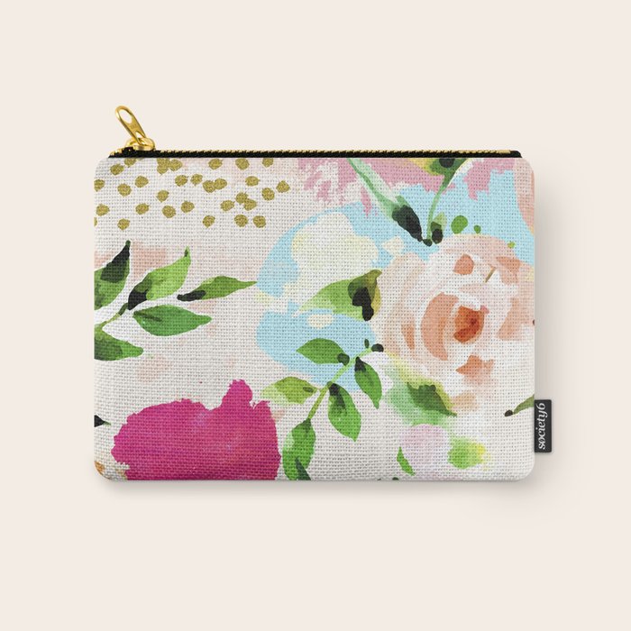 Floral Blush #Homestorie #Decor #Buyart Carry All Pouch