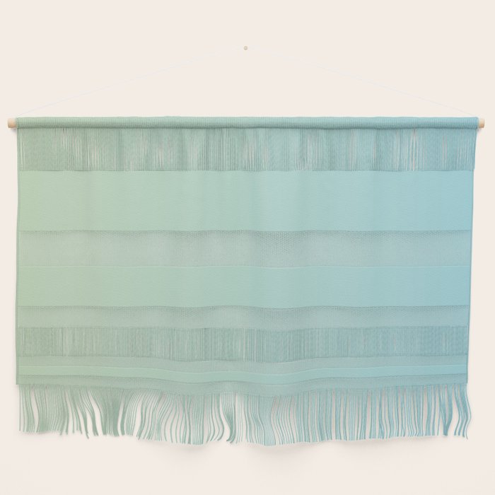 Turquoise Green Blue Gradient Wall Hanging