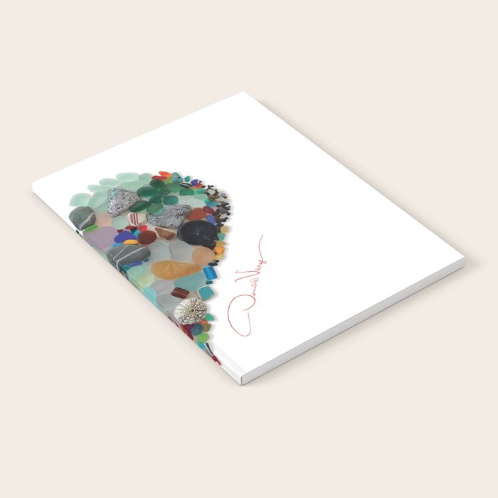 Love -  Sea Glass Heart A Unique Birthday & FatherâS Day Gift Notebook