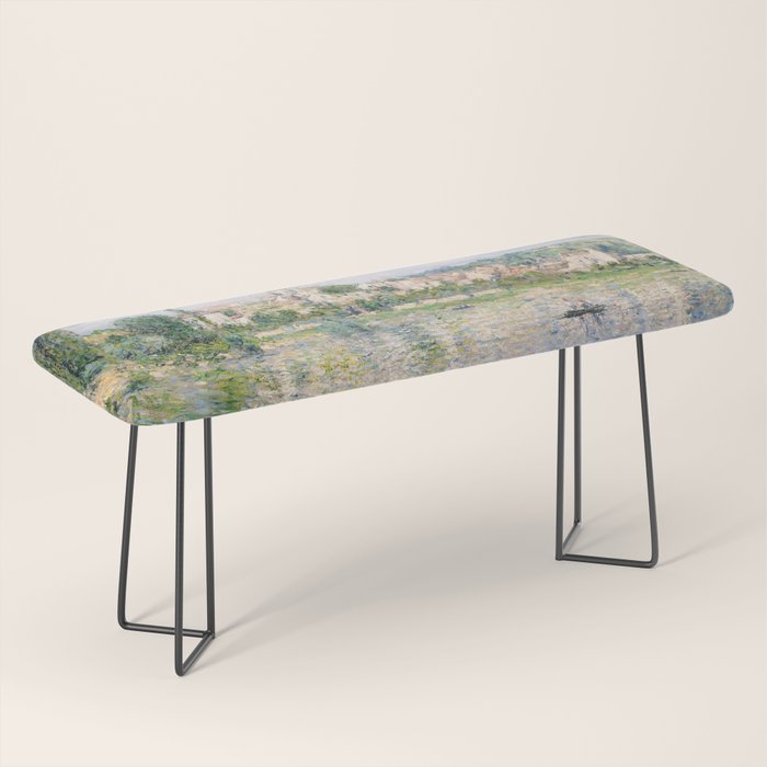 Vetheuil In Summer 1880 By Claude Monet Bench