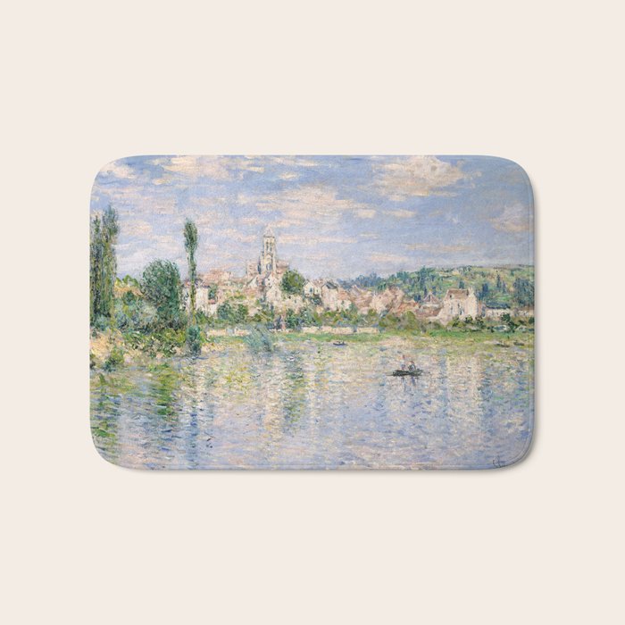 Vetheuil In Summer 1880 By Claude Monet Bath Mat