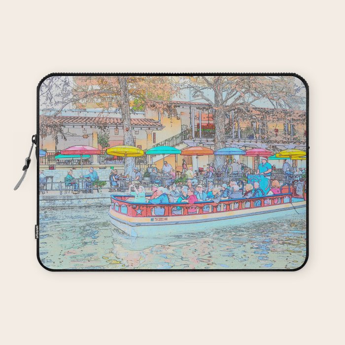 Ride Down The River - San Antonio, Texas Laptop Sleeve