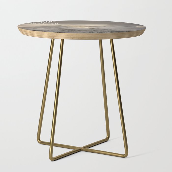 The Mountains Are Calling, And I Must Go.  John Muir. Vintage. Side Table