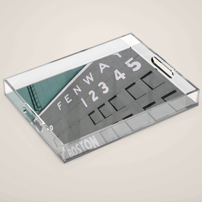 Fenwall -- Boston Fenway Park Wall, Green Monster, Red Sox Acrylic Tray