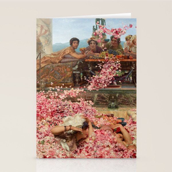 The Roses Of Heliogabalus Stationery Card