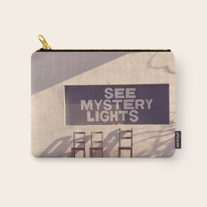 See Mystery Lights - Marfa, Texas Carry All Pouch