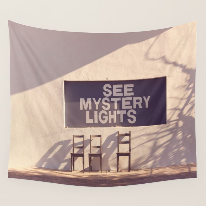 See Mystery Lights - Marfa, Texas Wall Tapestry