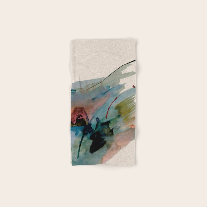 Begin Again [2]: An Abstract Mixed Media Piece In A Variety Of Colors Bath Towel