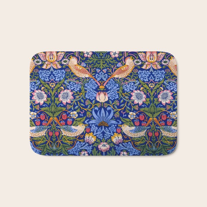 William Morris "Strawberry Thief" 1. Bath Mat