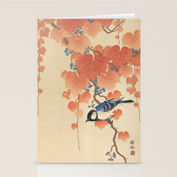 Ohara Koson - Japanese Bird Blockprint Stationery Card