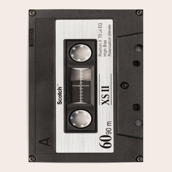 Cassette Tape Black And White #Decor #Homestorie #Buyart Poster