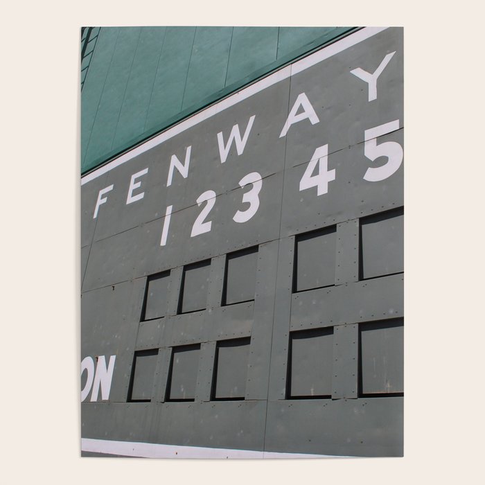 Fenwall -- Boston Fenway Park Wall, Green Monster, Red Sox Poster