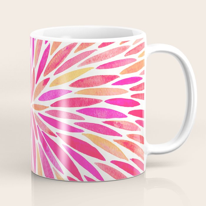 Watercolor Burst - Pink Ombrã© Coffee Mug