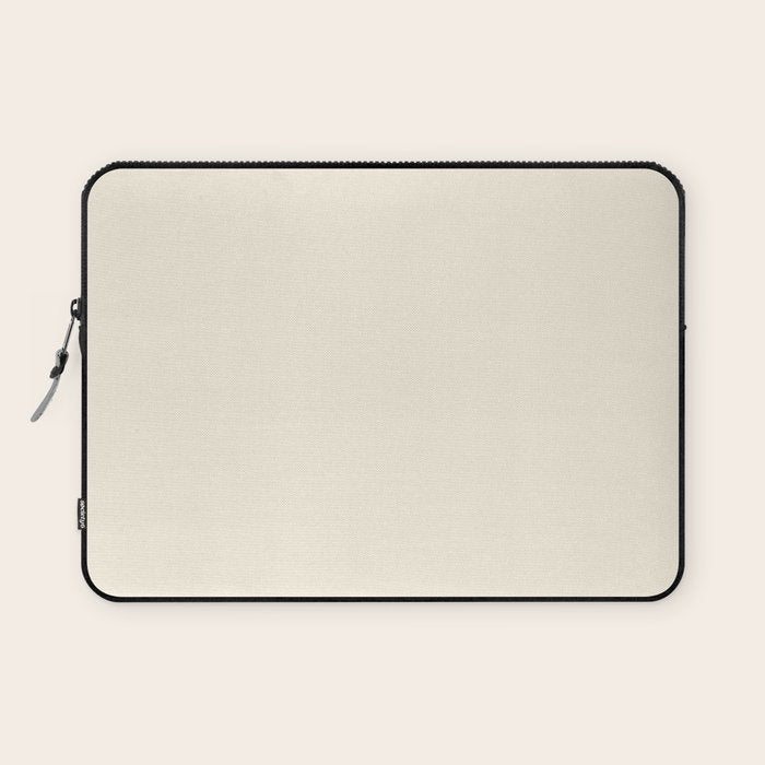 Cream - Solid Color Collection Laptop Sleeve