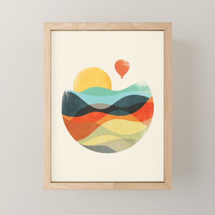 Let The World Be Your Guide Mini Art Print