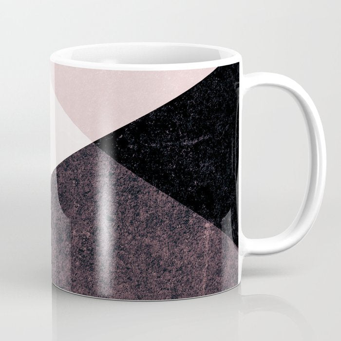 Geometrics Iii - Pink Granite & Marble Coffee Mug