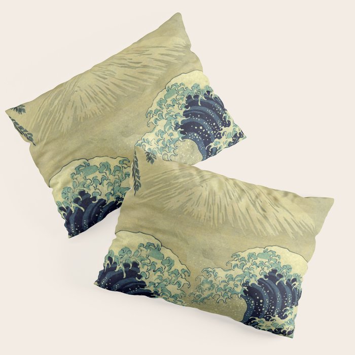 The Great Blue Embrace At Yama Pillow Sham