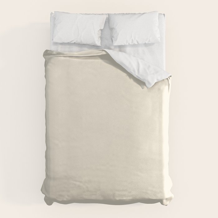 Cream - Solid Color Collection Duvet Cover