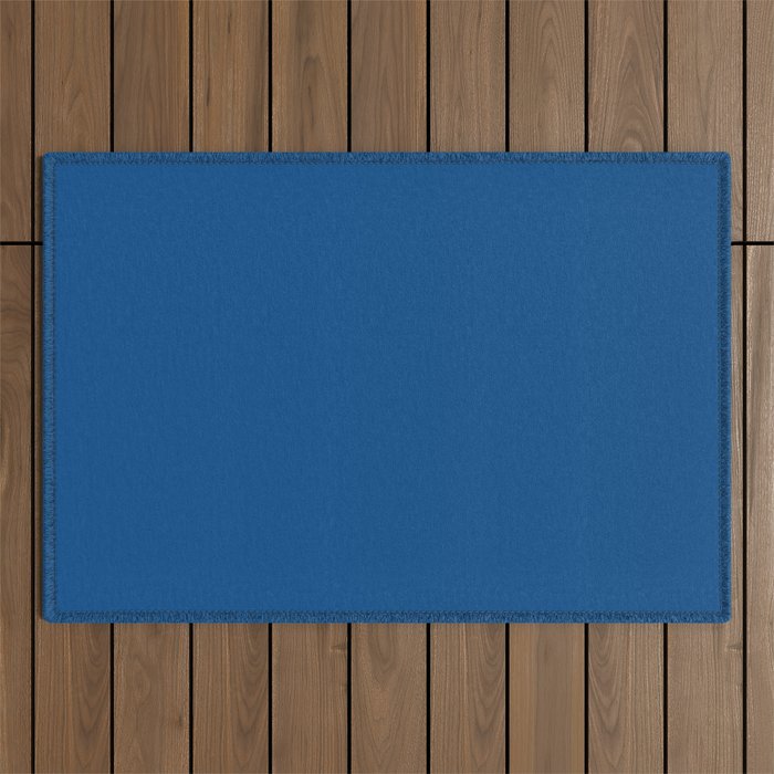 Lapis Lazuli Blue - Solid Color Collection Outdoor Rug
