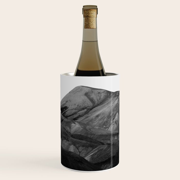 Mountain Range, Minimalist Art, Mountain Wine Chiller