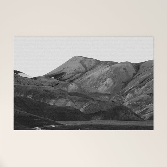 Mountain Range, Minimalist Art, Mountain Welcome Mat
