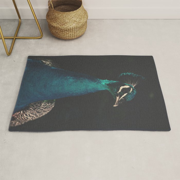 Peacock And Proud - Beautiful Bird Photography By Ingrid Beddoes Rug