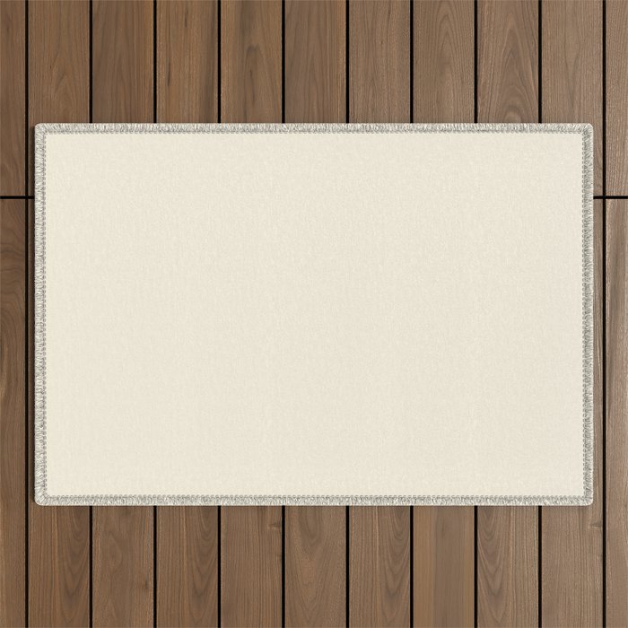 Cream - Solid Color Collection Outdoor Rug