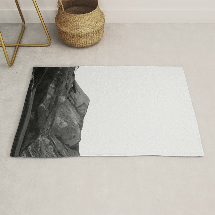 Mountain Range, Minimalist Art, Mountain Rug