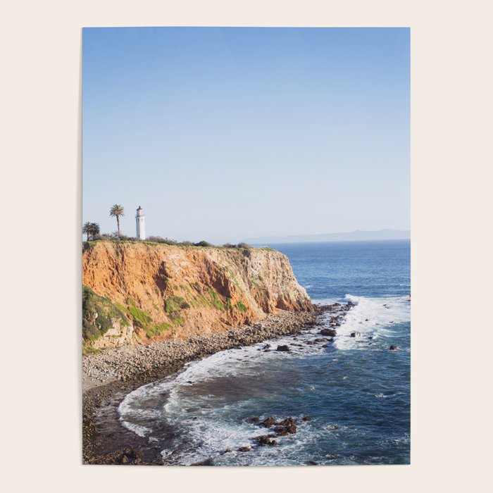 Point Vicente Lighthouse (Color Version) Poster
