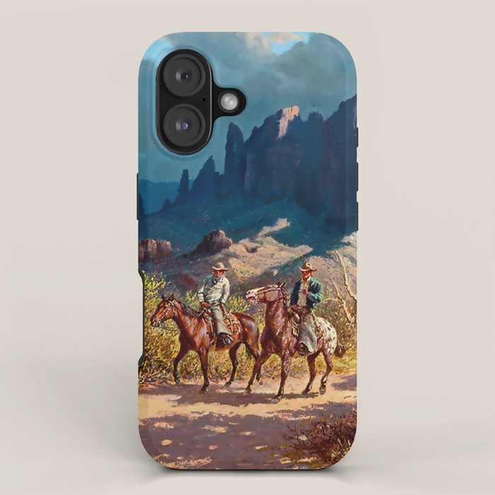 âSuperstition Trailâ By Western Painting Iphone Case