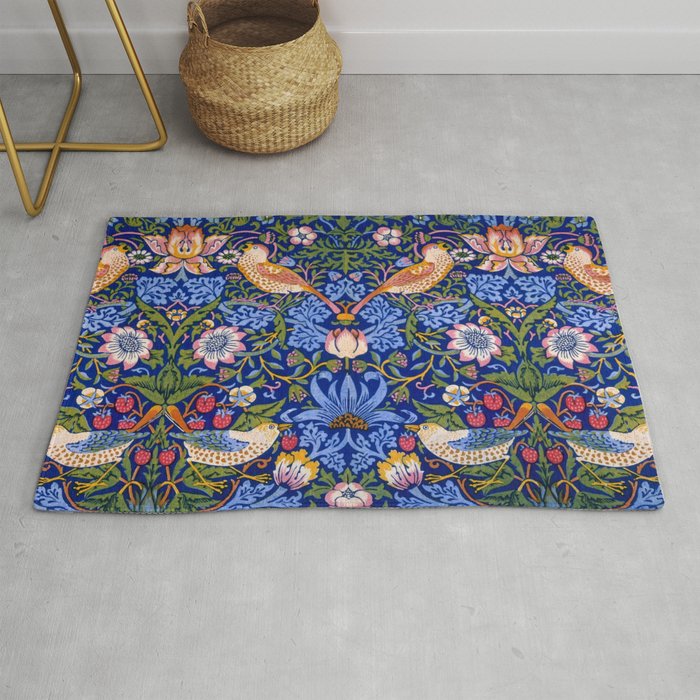 William Morris "Strawberry Thief" 1. Rug