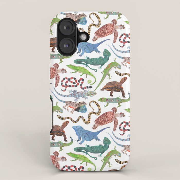 Endangered Reptiles Around The World Iphone Case