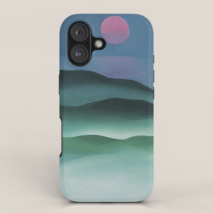 Pink Moon Over Water (1924) By Georgia O'Keeffe Iphone Case