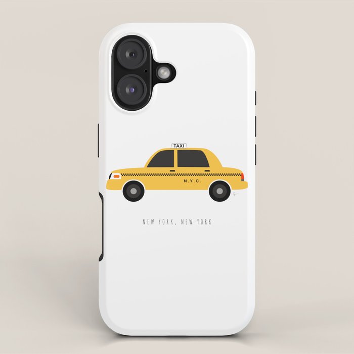 New York City, Nyc Yellow Taxi Cab Iphone Case