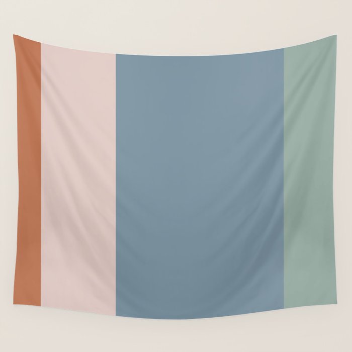 Contemporary Color Block Xi Wall Tapestry