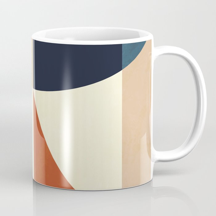 Mid Century Abstract Shapes Fall Winter 14 Coffee Mug