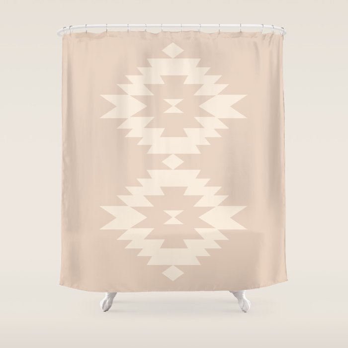 Southwestern Minimalism - Neutral Pink Shower Curtain