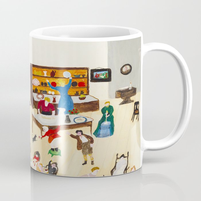 Anna Mary Robertson 'Grandma' Moses Thanksgiving American Folk Art Coffee Mug
