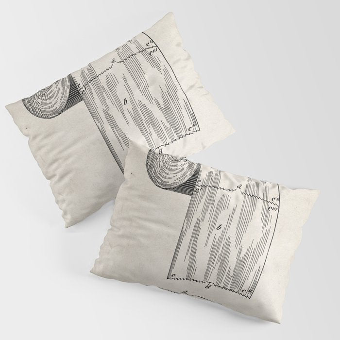 Toilet Paper Patent - Bathroom Art - Antique Pillow Sham