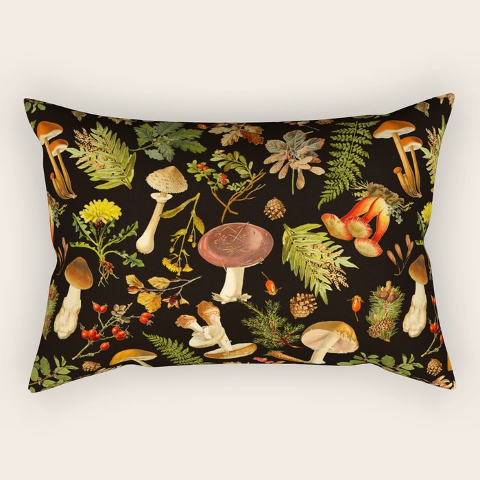 Vintage & Shabby Chic - Autumn Harvest Black Rectangular Pillow