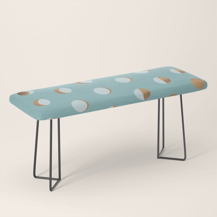 The Lunar Cycle â¢ Phases Of The Moon â Copper & Robin'S Egg Blue Palette Bench