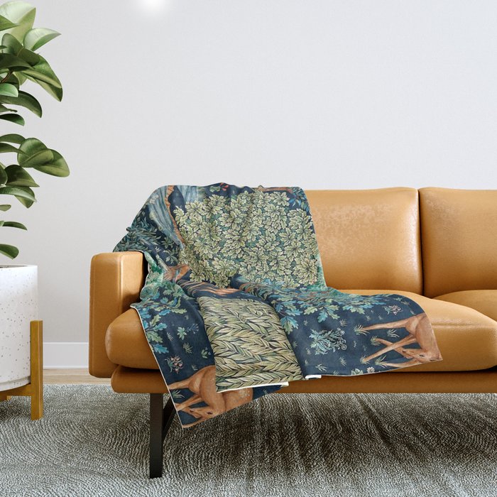 William Morris "The Brook" 1. Throw Blanket