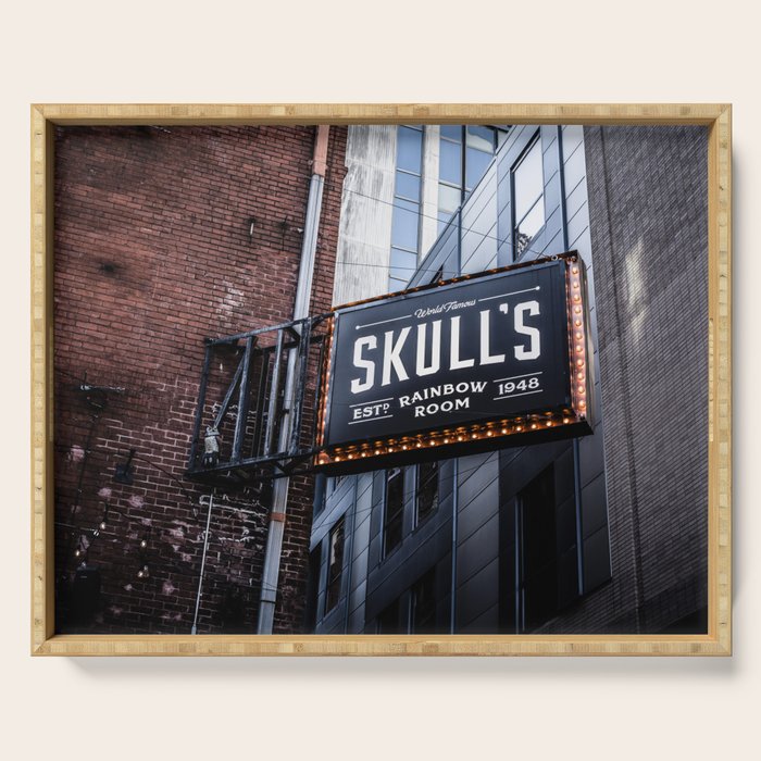 Skull'S Rainbow Room Nashville Tennessee Serving Tray